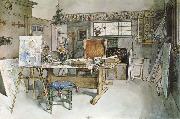 Carl Larsson One Half of the Studio Norge oil painting reproduction